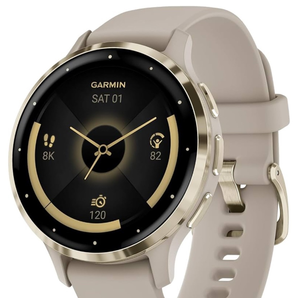 BRAND NEW Venu 3S Soft GoldTouchscreen Display Smart Watch - 41mm French Gray